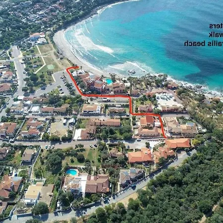 Villa With Seaview Terrace, Close By A Sandy *