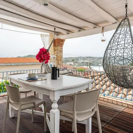 Villa With Seaview Terrace, Close By A Sandy *