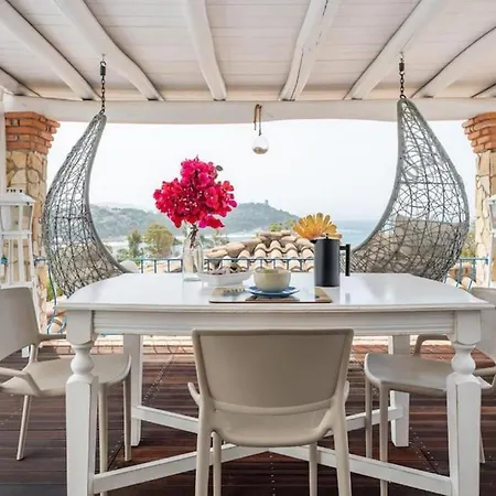 With Seaview Terrace, Close By A Sandy Villa Àrbatax